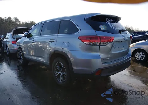 2019 Toyota Highlander Le Plus из США, поврежденный, VIN 5TDZZRFH0KS307053